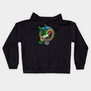 Aztec Hummingbird Kids Hoodie